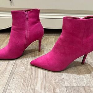 Next Hot Pink Heeled Boots